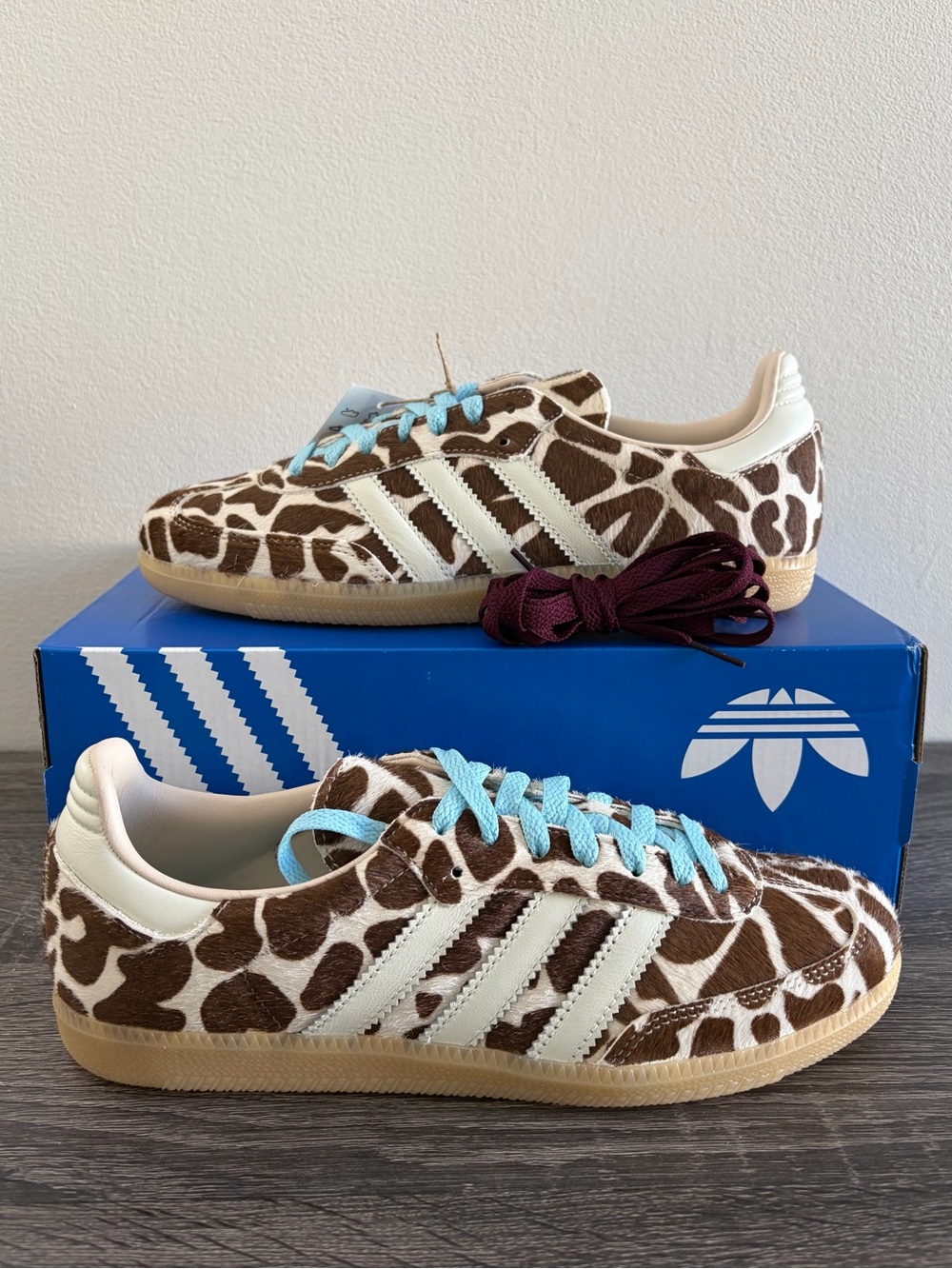 Adidas Samba OG Giraffe Print - Women's Size 8.5